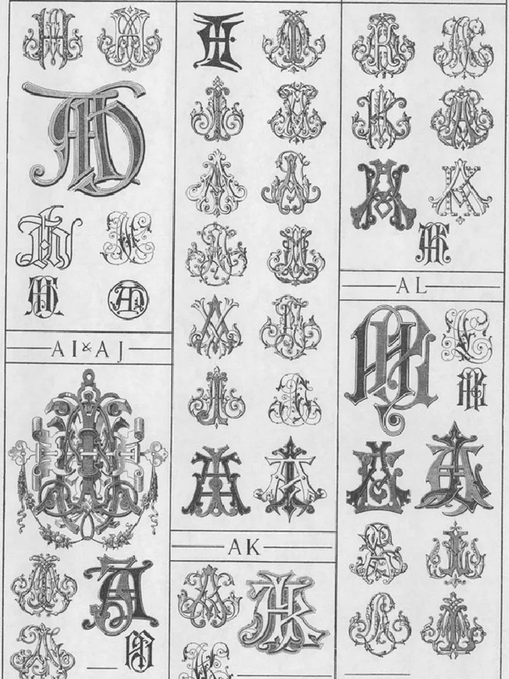 5000 Decorative Monograms for Artists and Craftspeople