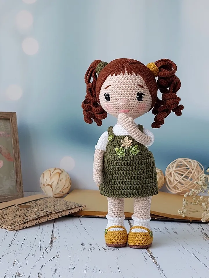 Crochet pattern doll. Tutorial doll. Crochet pattern amigurumi doll. Doll paterns. Doll pattern in english. Amigurumi.