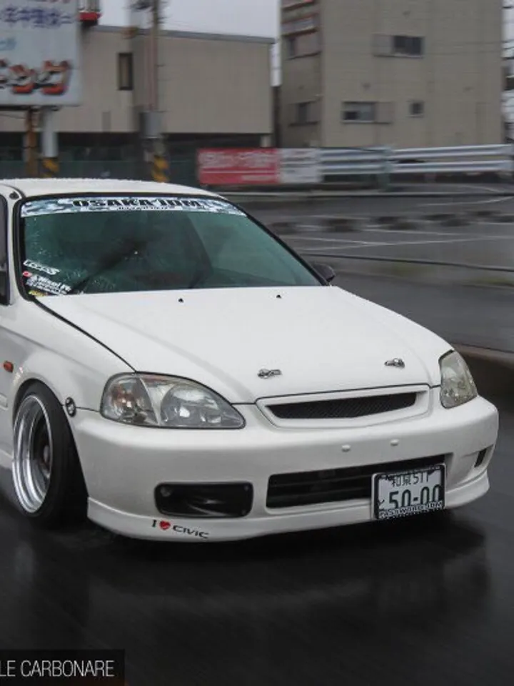 Air Ducts 2pc on bumper Left Right Password style for Honda Civic Ek Ej 99-00