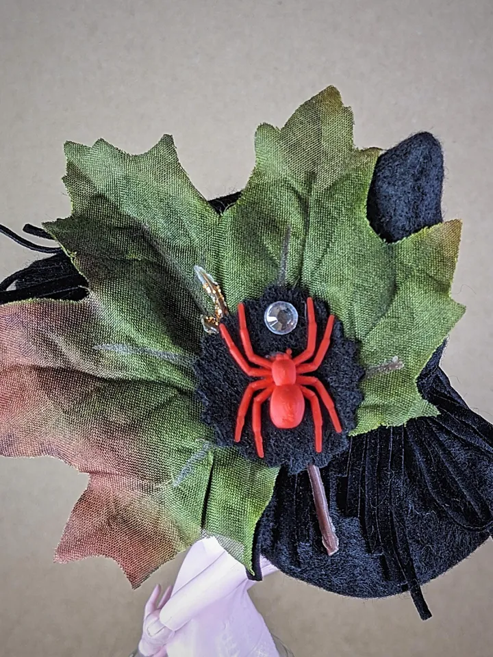 Halloween witch hat for 13 cm doll head