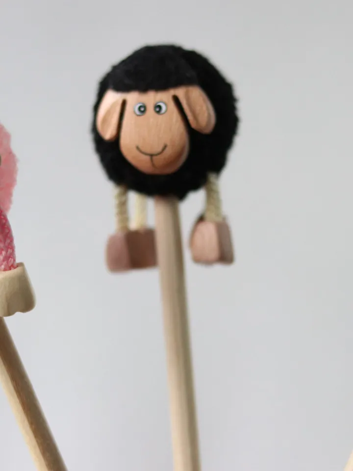 Personalised pencil topper funny gift for kids party bags fillers cute Lamb favours farmer gift