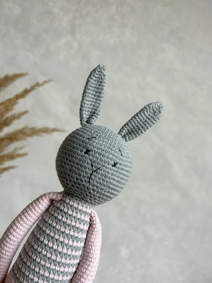 Crochet bunny toy, stuffed animal toy, bunny toy, amigurumi toy bunny