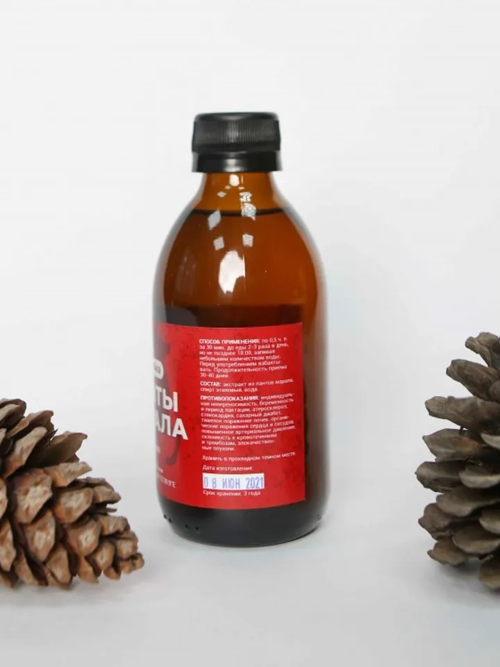 Maral antler tincture 100%, 250 ml