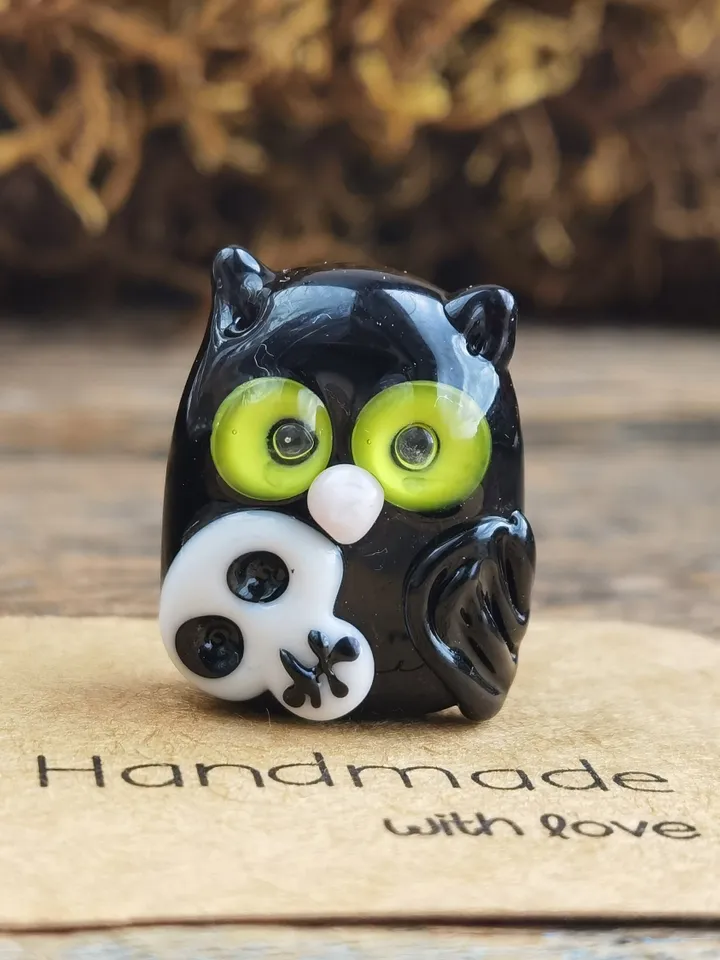 Glass figurines Miniature Owl figurine Tiny owl glass owl gifts graduation gifts Tiny glass animals terrarium figurines Animal figurines