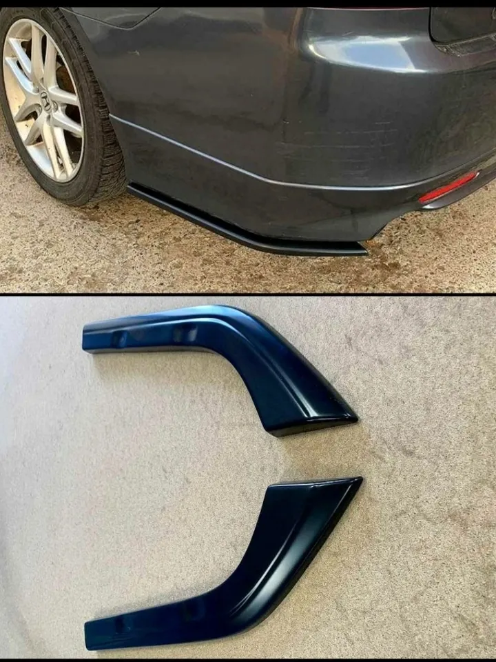 Splitters for rear lip Euro r/ Type S 03-08 Honda Accord/ Acura TSX