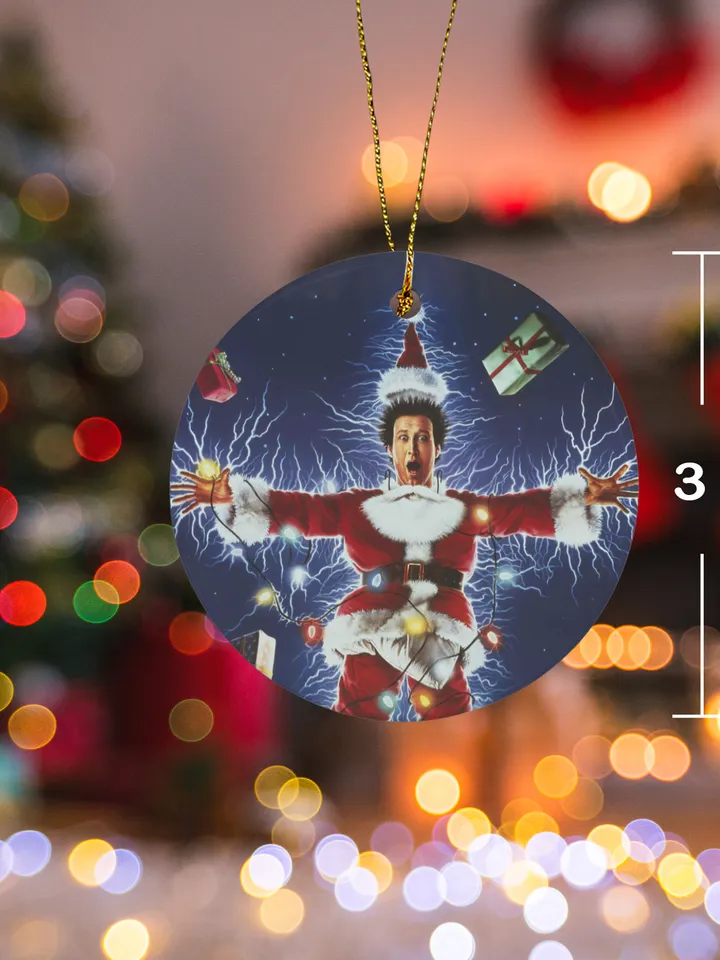 Christmas Vacation Ceramic Ornament