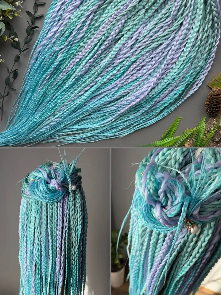Read to ship set Senegal braid, mint de braids