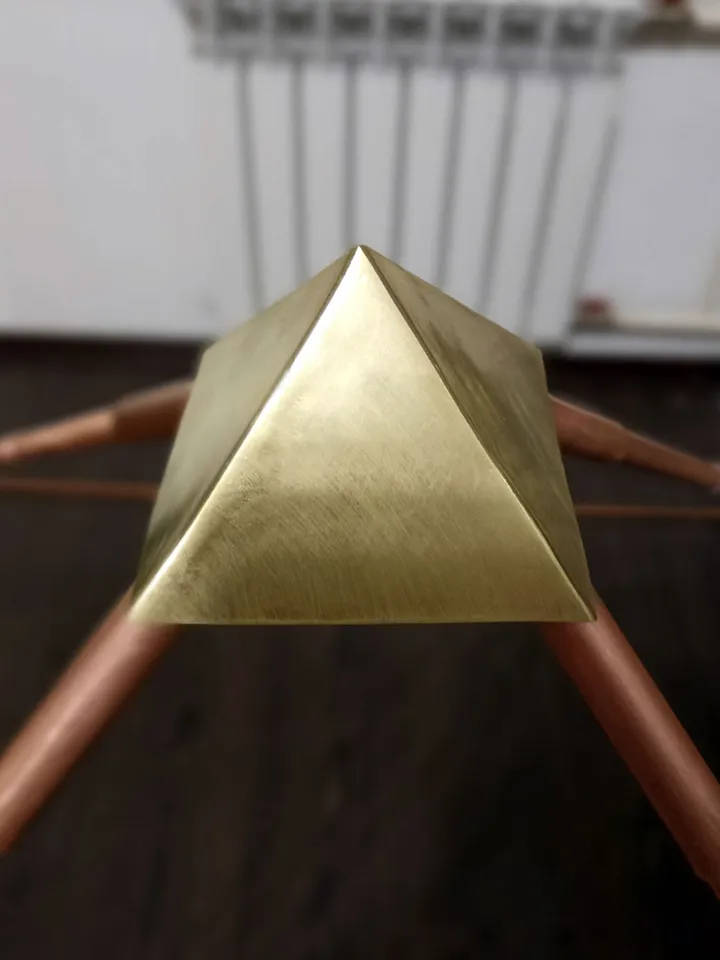 Copper pyramid healing, meditation copper pyramid , reiki healing tool