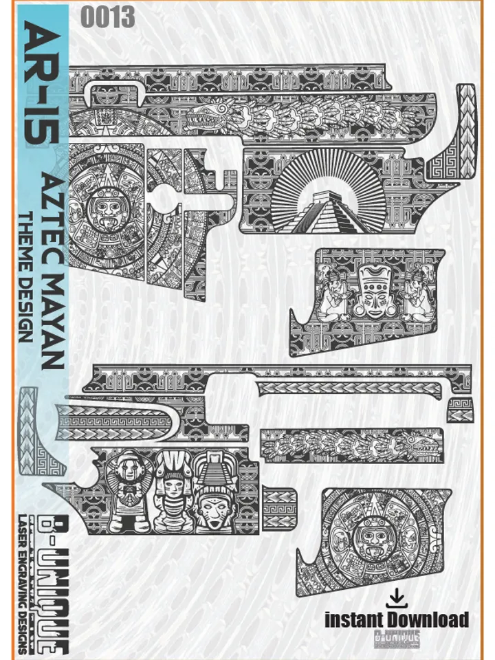 AR-15 Aztec Mayan Work