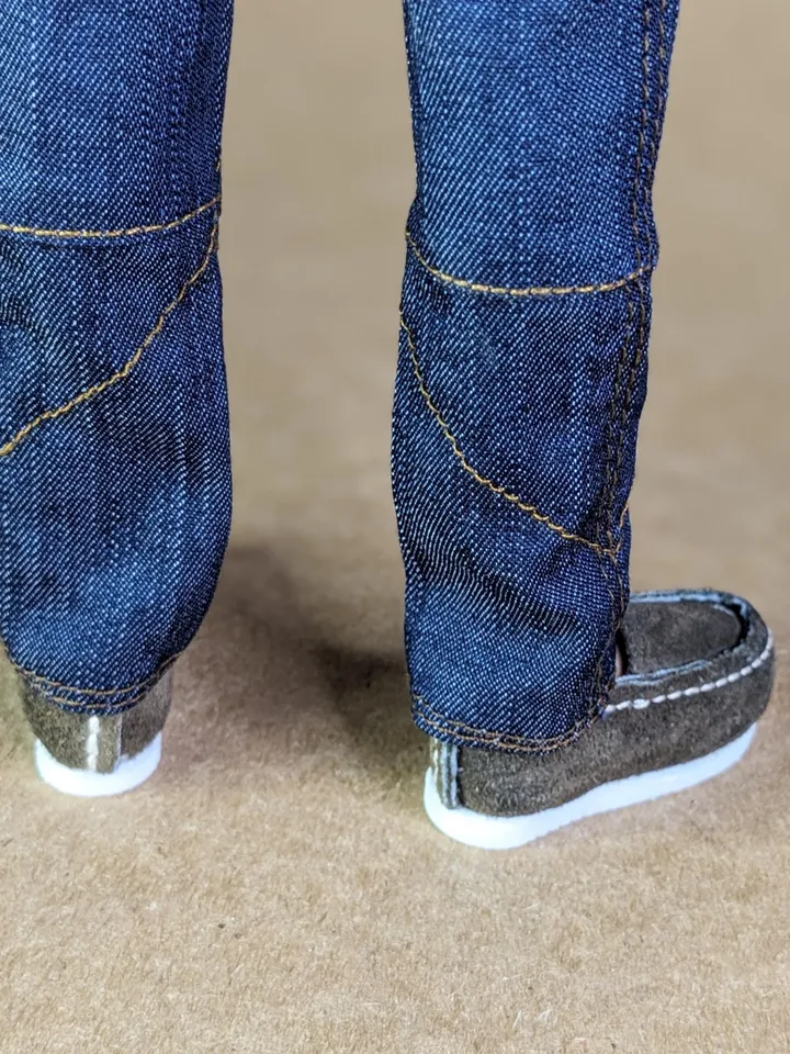 Classic jeans for 1/6 scale fashion male doll (FR Homme, Poppy Parker)