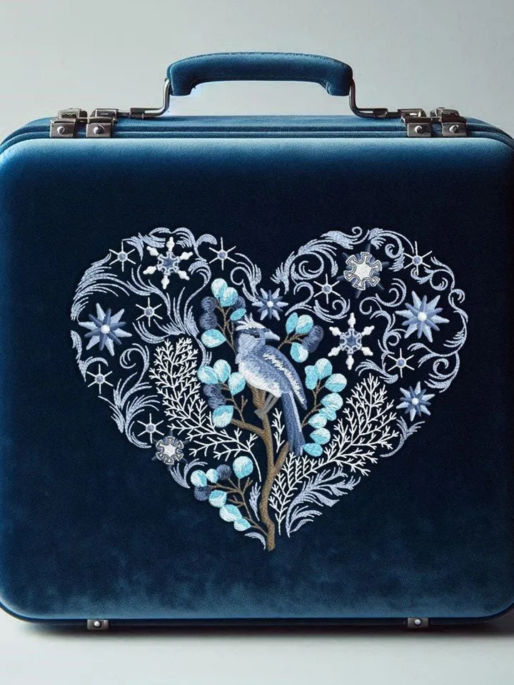 Machine embroidery design &quot;Heart of Winter&quot;