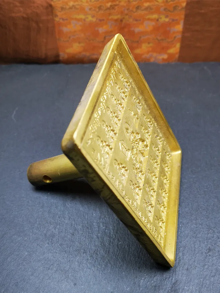 Gandhanra Handmade Tibetan Buddha Statue Mold,25 Akshobhya Tsa Tsa,Copper Mould For Making Clay Buddha Statue,Tsha Tsha
