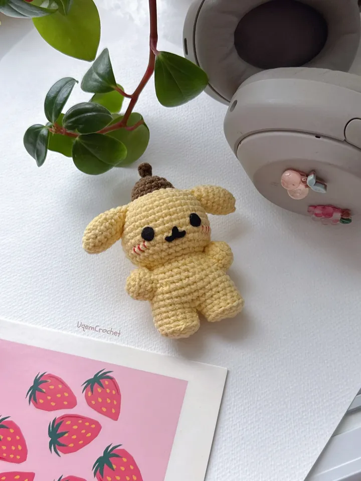 BIG SET 5 in 1 Sanrio crochet patterns, amigurumi set patterns, hello kitty, pochacco, pompompurin, usahana, cinnamoroll