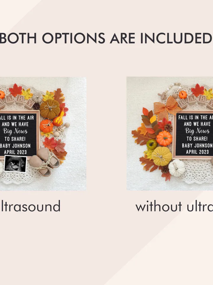 Fall Pregnancy Announcement Digital, Fall Baby Announcement Digital, Fall is in the air Big news Baby Announcement Editable Digital Template