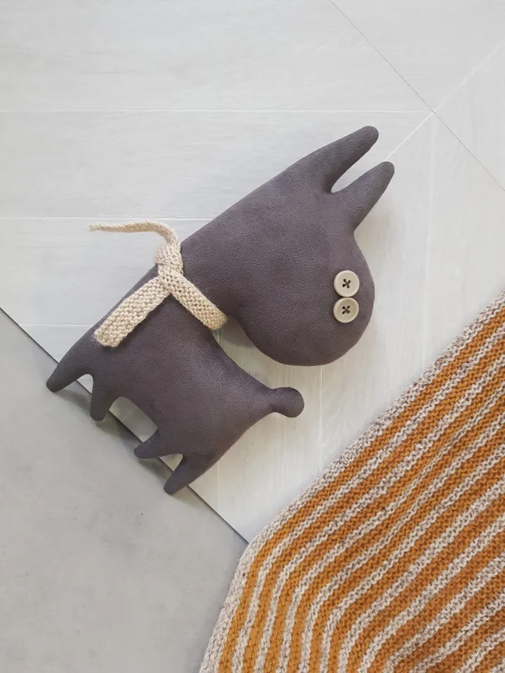 Stuffed Horse sewing pattern PDF and Tutorial in English, stuffed animal sewing diy, rag doll pattern