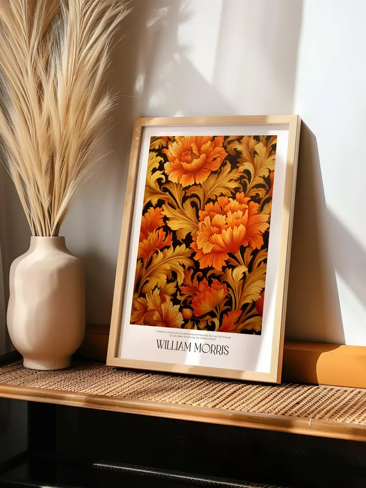 William Morris Wall Art, Vintage Botanical Print, Floral Poster Arts Decor, Digital Download, William Morris Print Digital Download AA13