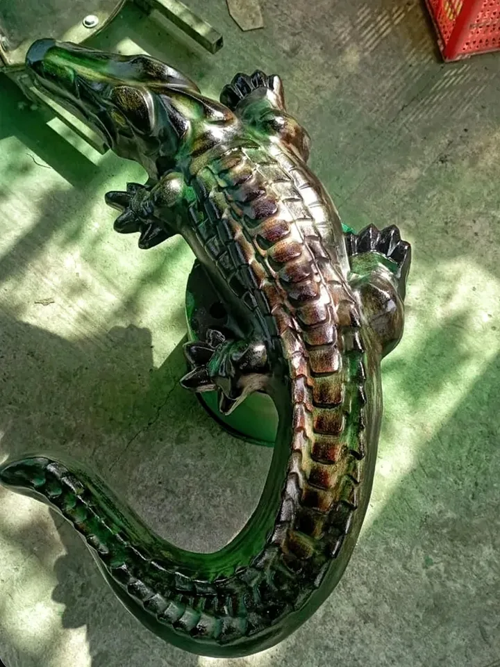 Mold for concrete and gypsum Crocodile DIY