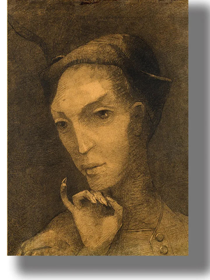 Mephistopheles or Mephisto by Odilon Redon.