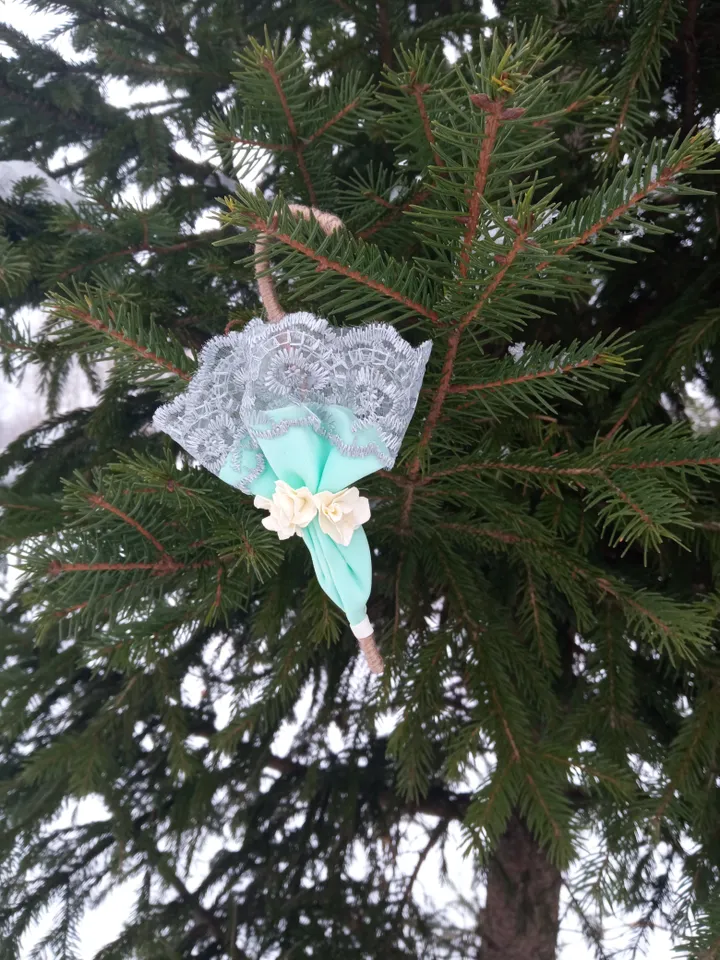 Set of 3 umbrellas pendant/ handmade umbrellas/ Christmas tree ornament/Xmas decor/home decoration/kitchen decor