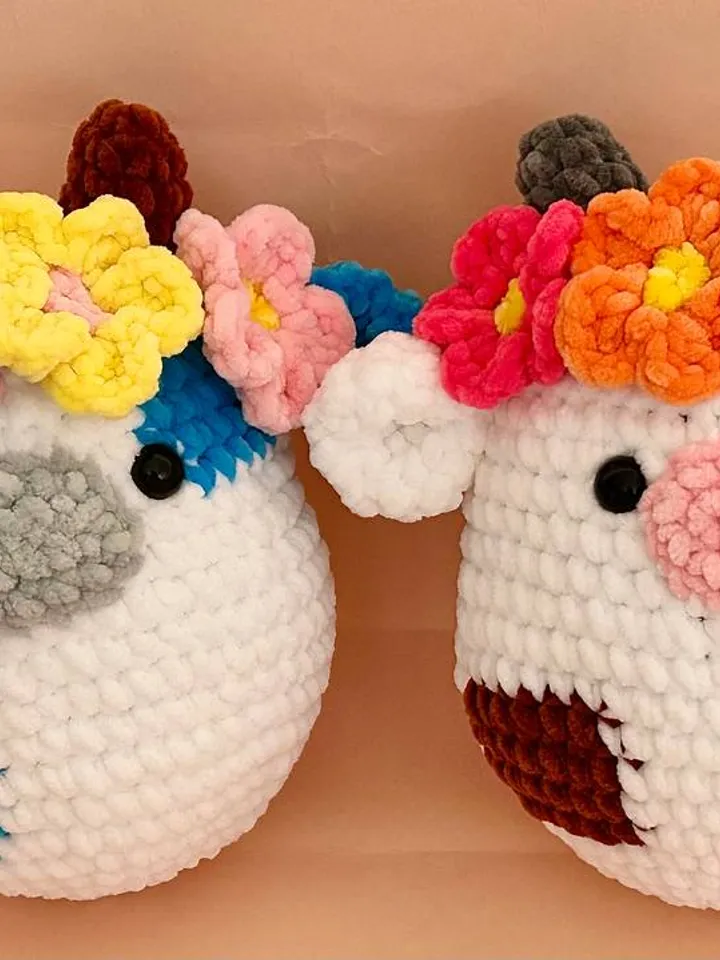 Crochet cow pattern Amigurumi squishy cow pattern Crochet easy cow tutorial
