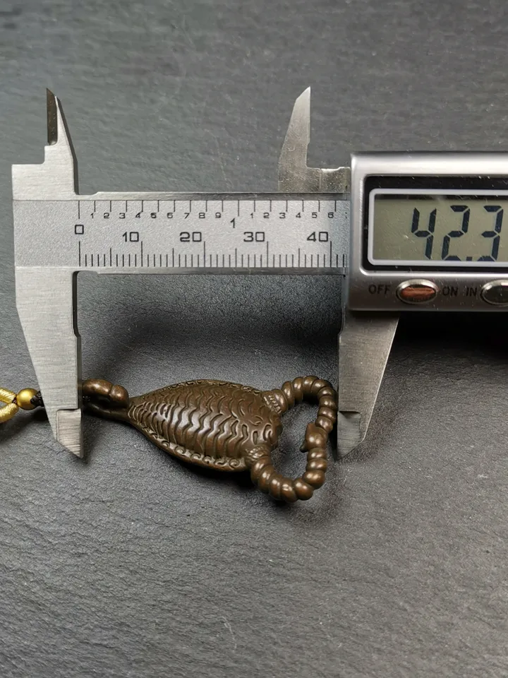 Gandhanra Handmade Tibetan Amulet,Scorpion Guru of Padmasambhava, Buddhist Scorpion Totem Pendant, Made of Thokcha,1.7"