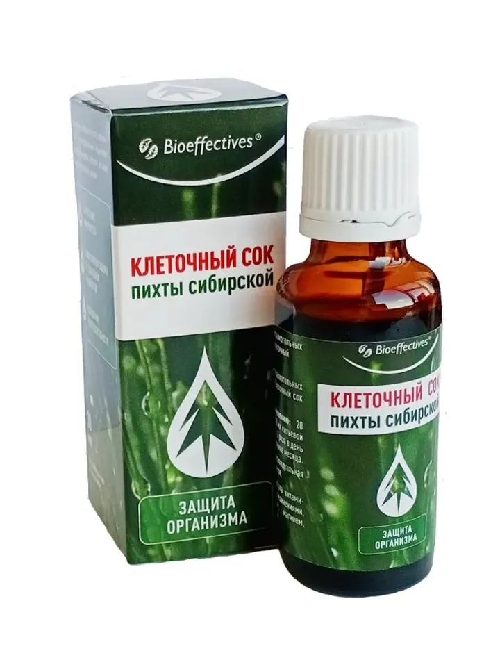 BioEffective Siberian fir cell juice, 30 ml, BioEffective, fir, cell juice