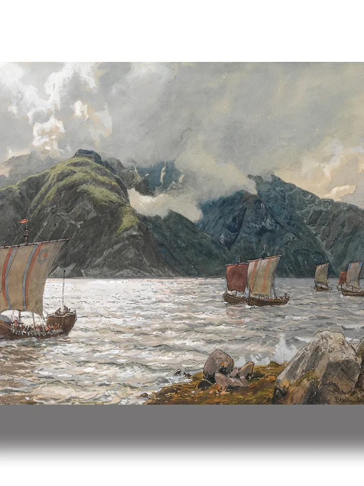 Viking Ships in the Sognefjord.