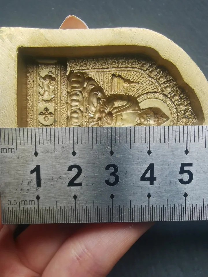 Shakyamuni Tsa Tsa Mold,Old Version 5cm Height,Gandhanra Unique Tibetan Buddha Statue Mould For Making Clay Statue,Tsha Tsha