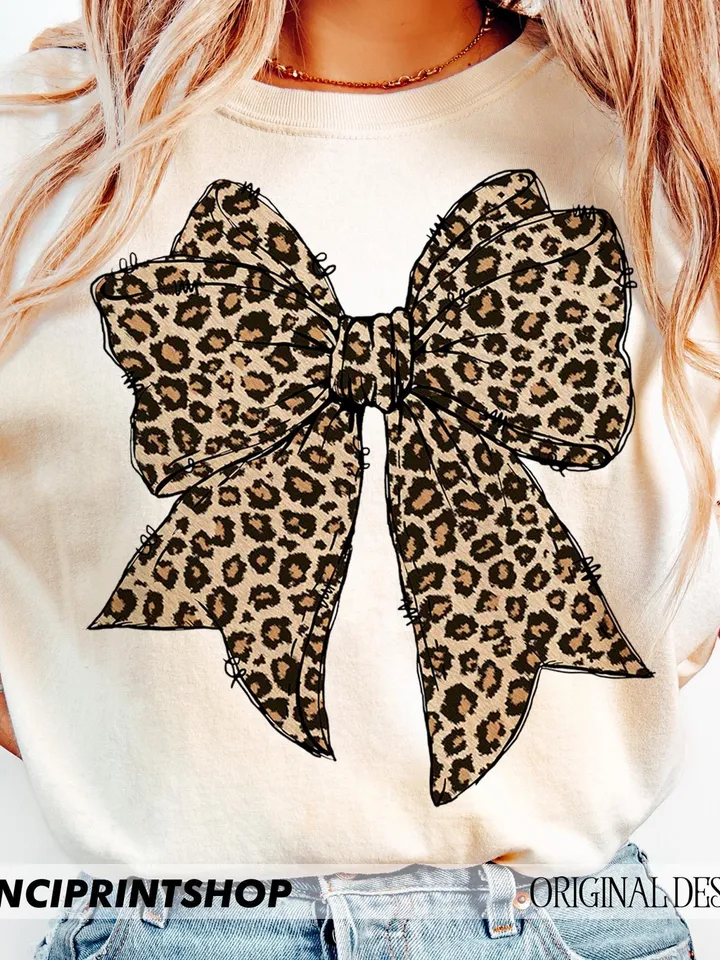Leopard Coquette Bow Png, Leopard Bow Png, Coquette Bow PNG, Girly Bow Trending, Cheetah Bow Girl Sublimation, Girly Bow Design, png design