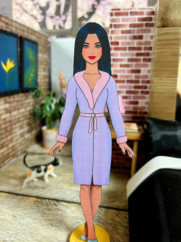 Pajamas for paper dolls