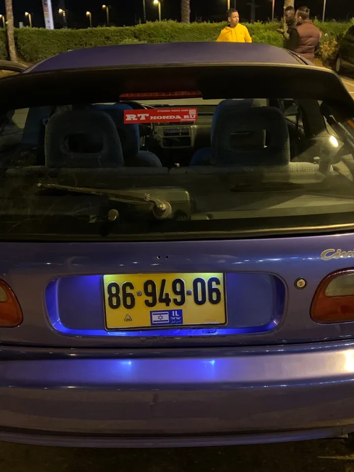 Spoiler Osaka JDM Devil Wing with LED for Honda Civic Eg 92-95 Hatch Spoon
