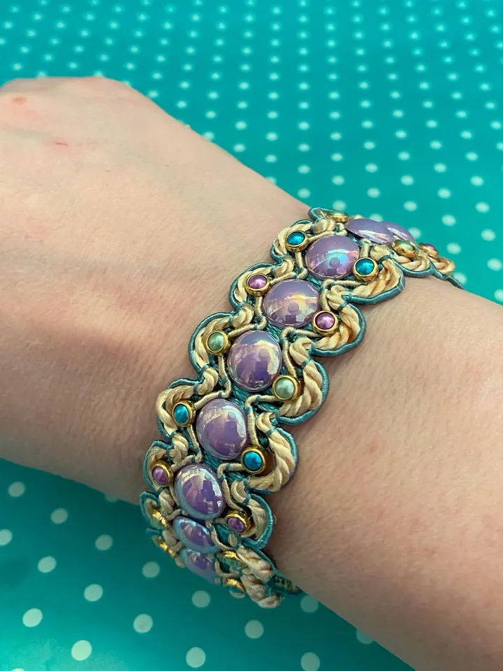 Summer bright handmade bracelet. Handmade jewelry