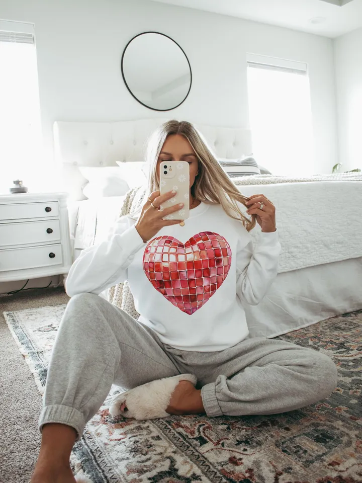 Disco Valentine Heart Png, Coquette Png, Valentine Png, Valentine Heart Png, Valentine Coquette Png, Valentine's Day png, Sublimation