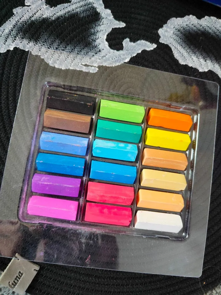 Soft Dry Pastels 18 Sets, Drawing Crayons, Art Pastels,colored chalkcolored,Professional pastel,drawing objects, drawing materials,crayons