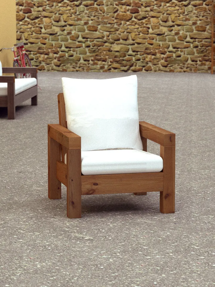 Modern Outdoor Chair Plans, PDF, DIY