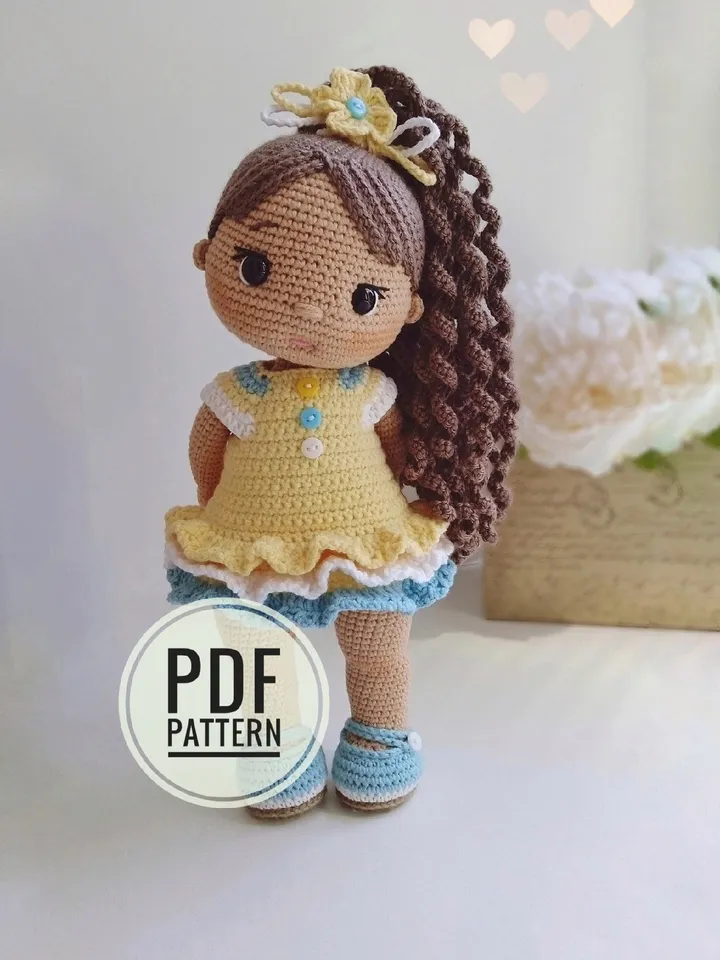 Pattern doll, dress