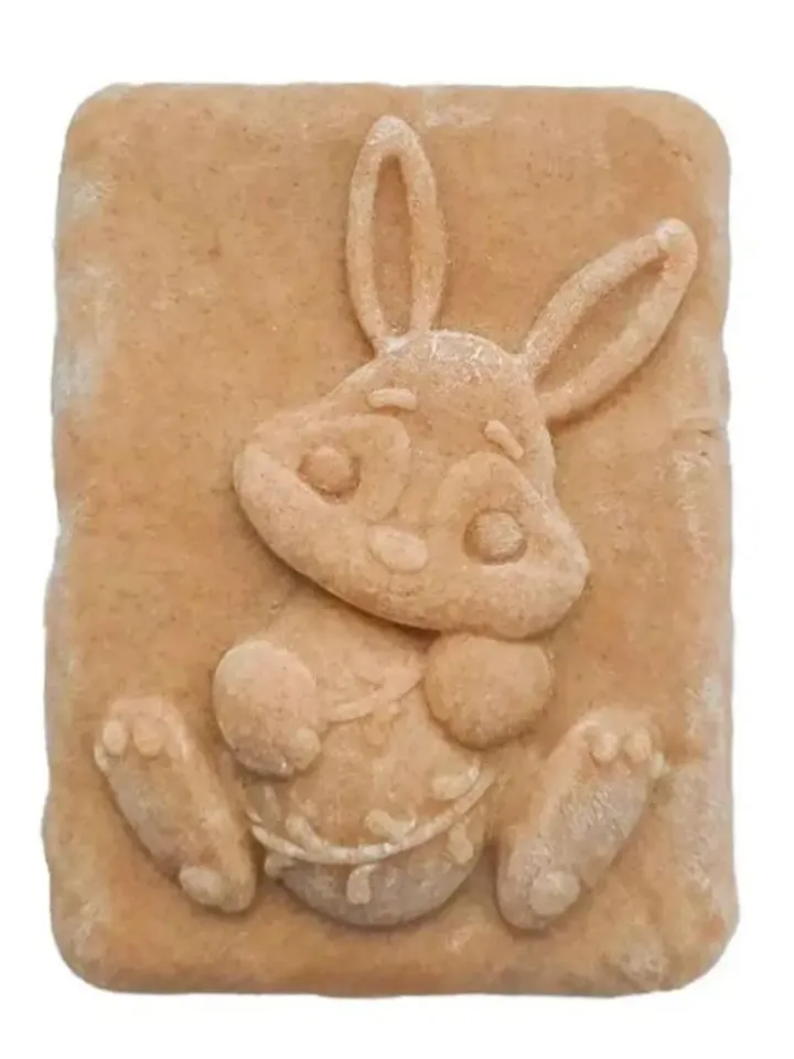 Bunny Embossed cookie mold, cookie cutter, wooden mold, Wooden stamp stamp for gingerbread cookies springerle stamp