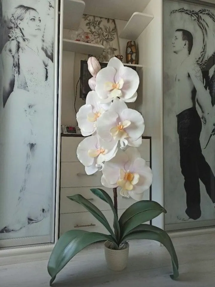 orchid floor lamp, luminous flower, giant flower, bedroom floor lamp, led lamp, floor lamp