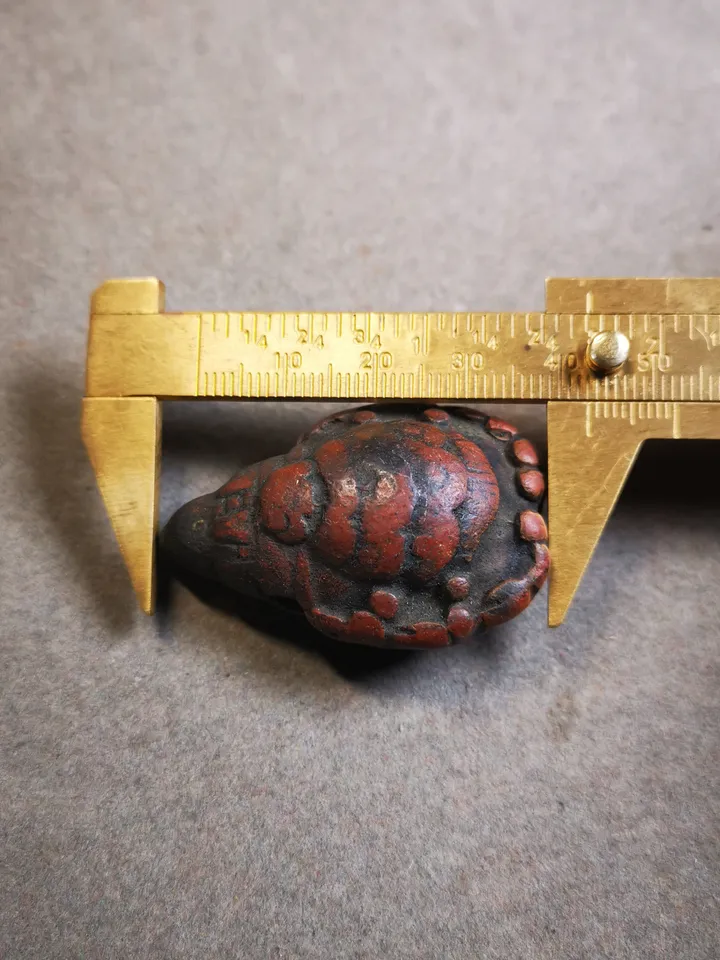 Gandhanra Old Tibetan Tsa Tsa Statue, Scorpion Guru of Padmasambhava, Scorpion Terma Amulet of Wrathful Kila Transmission,50 Years Old