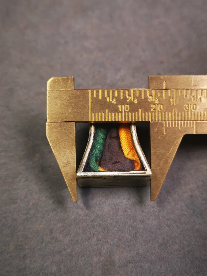 Gandhanra Antique Handmade Gau Ghau Shrine, Je Tsongkhapa,Losang Drakpa,Je Rinpoche,Mini Tibetan Buddhist Altar Amulet Pendant