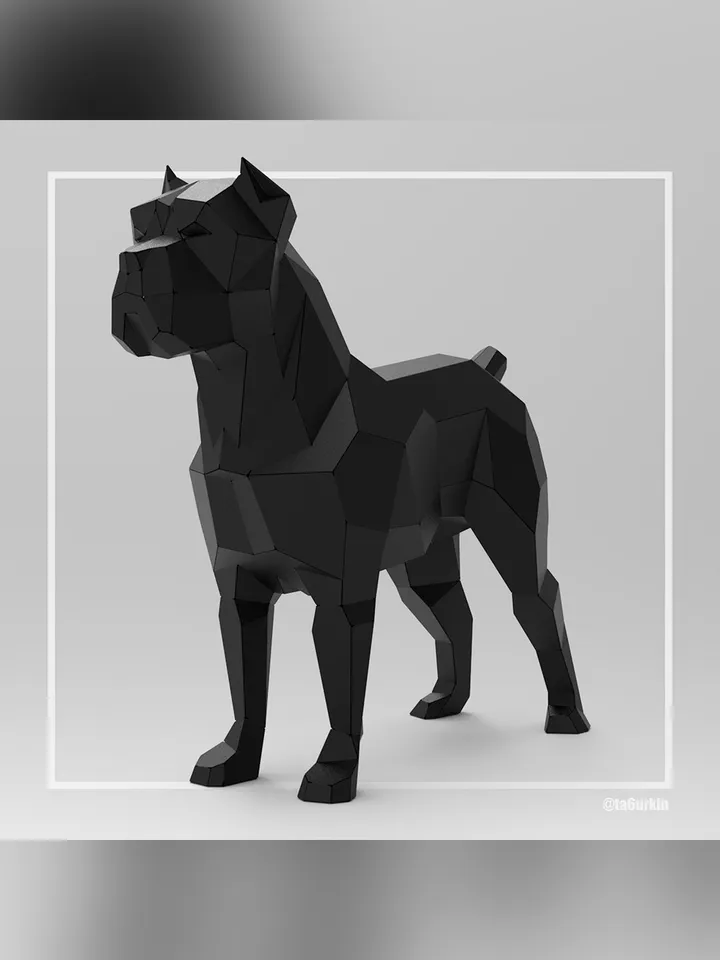 Welding Project Plans Drawings Cane Corso (DXF, PDF)