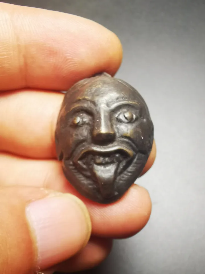 Gandhanra Handmade Shri Devi Amulet,Drashi Lhamo Pendant,Zashi Lhamo Badge, Made of Thokcha