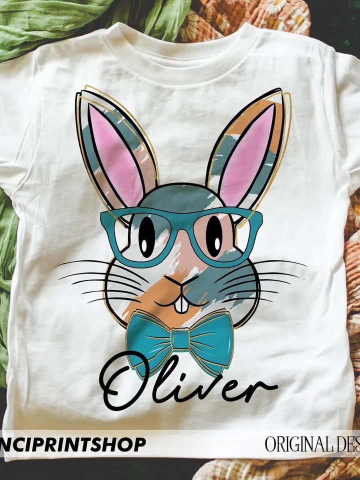 Happy Easter png, Bunny for girls png, Bunny for boys, Easter Bunny png, Easter png, Toddler Easter png, Kids Easter png, Retro Easter png