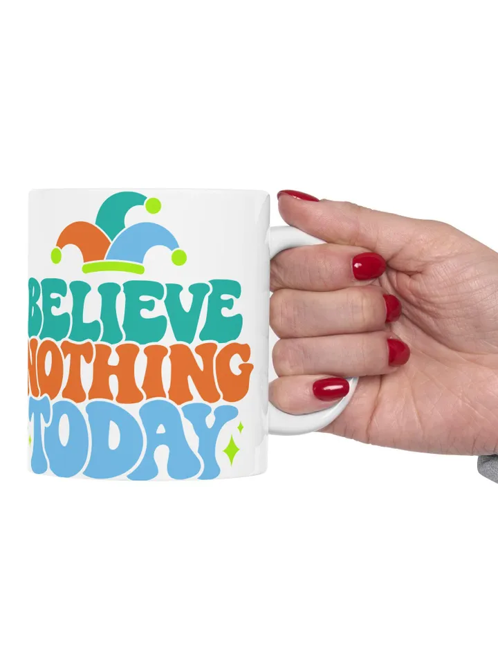 Quirky Design Mug for April Fool's Day, Funny Ceramic Mug, Unique Gift for Friends, Perfect Office Decor