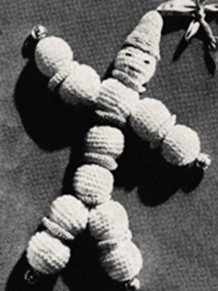 FREE Vintage Crochet Pattern Crocheted Doll Digital Download PDF