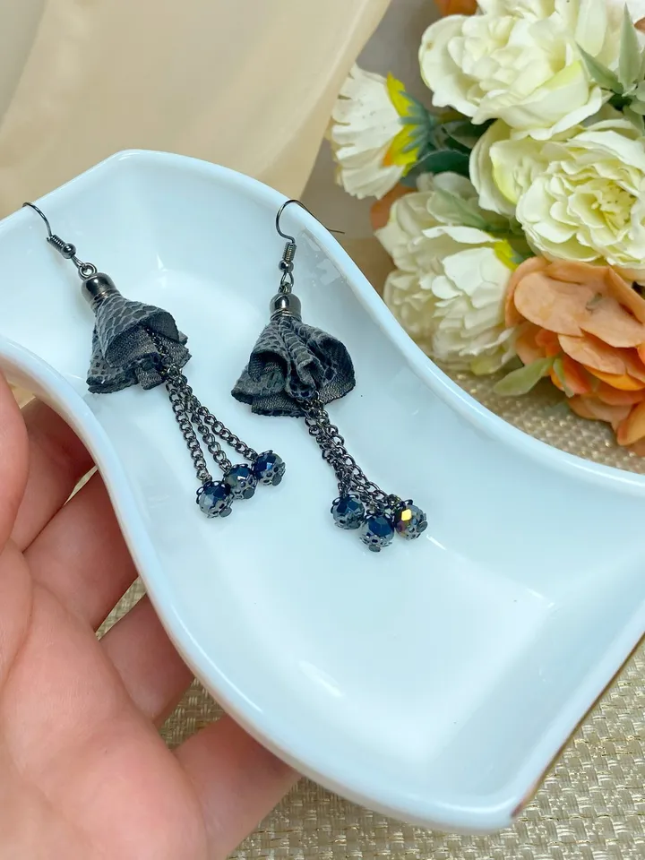 Handmade earrings. Individual design.