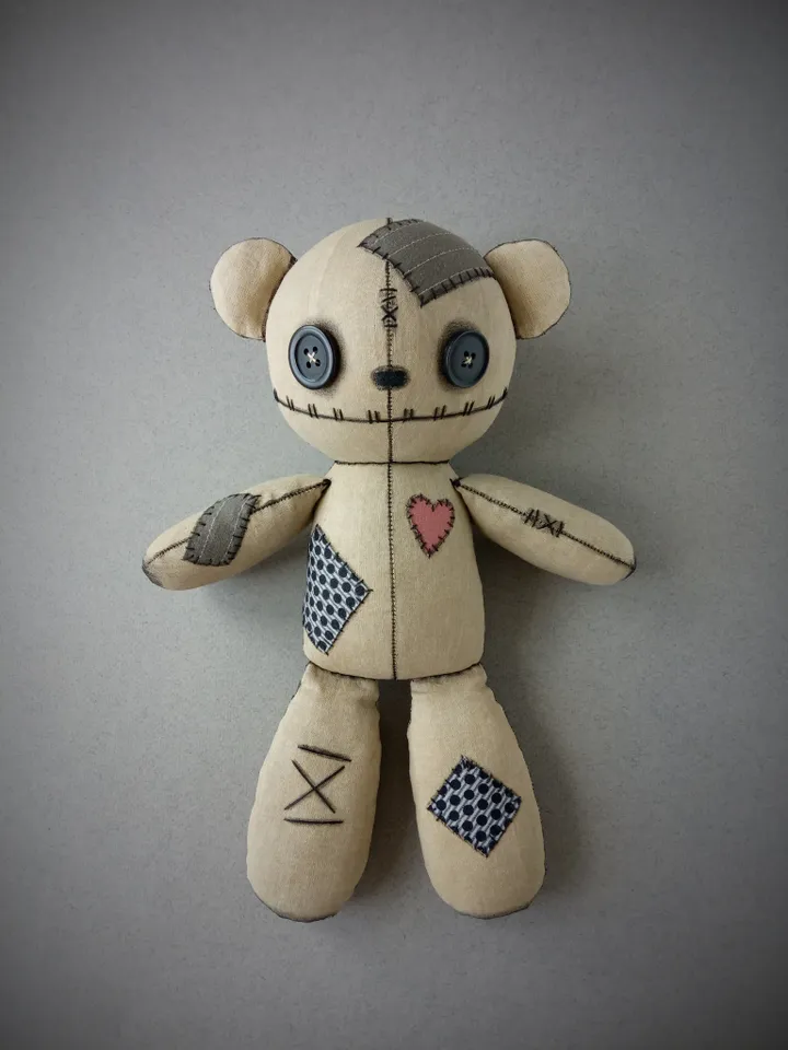 Handmade Spooky Cute Bear