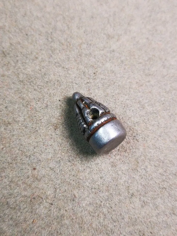 Gandhanra Handmade Tibetan Amulet,Stupa Pagoda Pendant Bead,Spacer Bead for Mala,Bag Hanging,Prayer Bead Accessories,0.6" × 0.3"