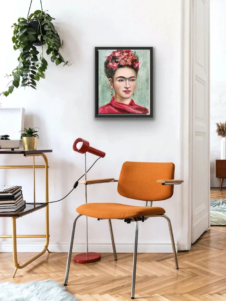Frida Khalo Painting Artist Portrait by 16x12 inch