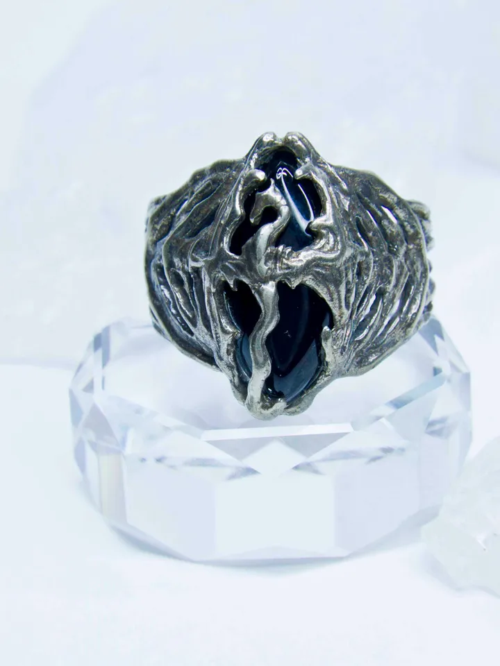 Ring of Akatosh / Unusual Dragon ring / Celtic ring / Skyrim ritual ring / The Elder Scrolls ring / Oblivion